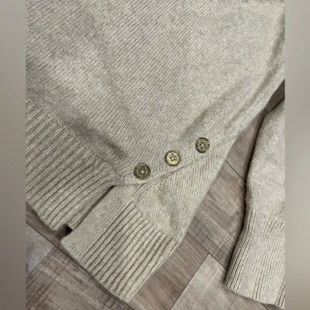 Michael Kors Cream Turtleneck Sweater Size M